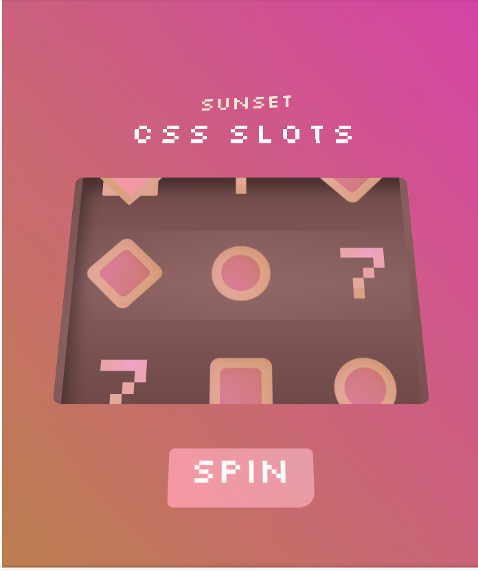 Sunset entertainment interface